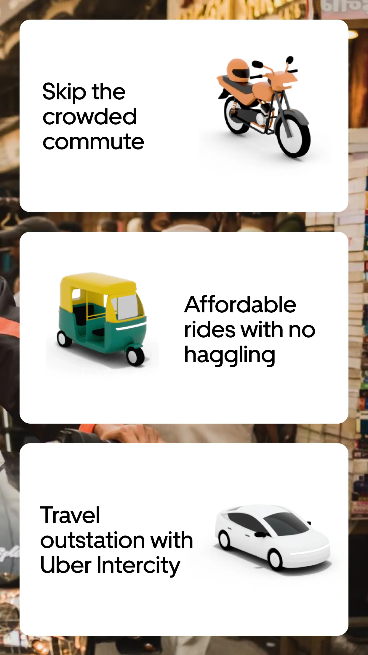 Uber - Moto, Auto & Car Rides | Indus Appstore | Screenshot