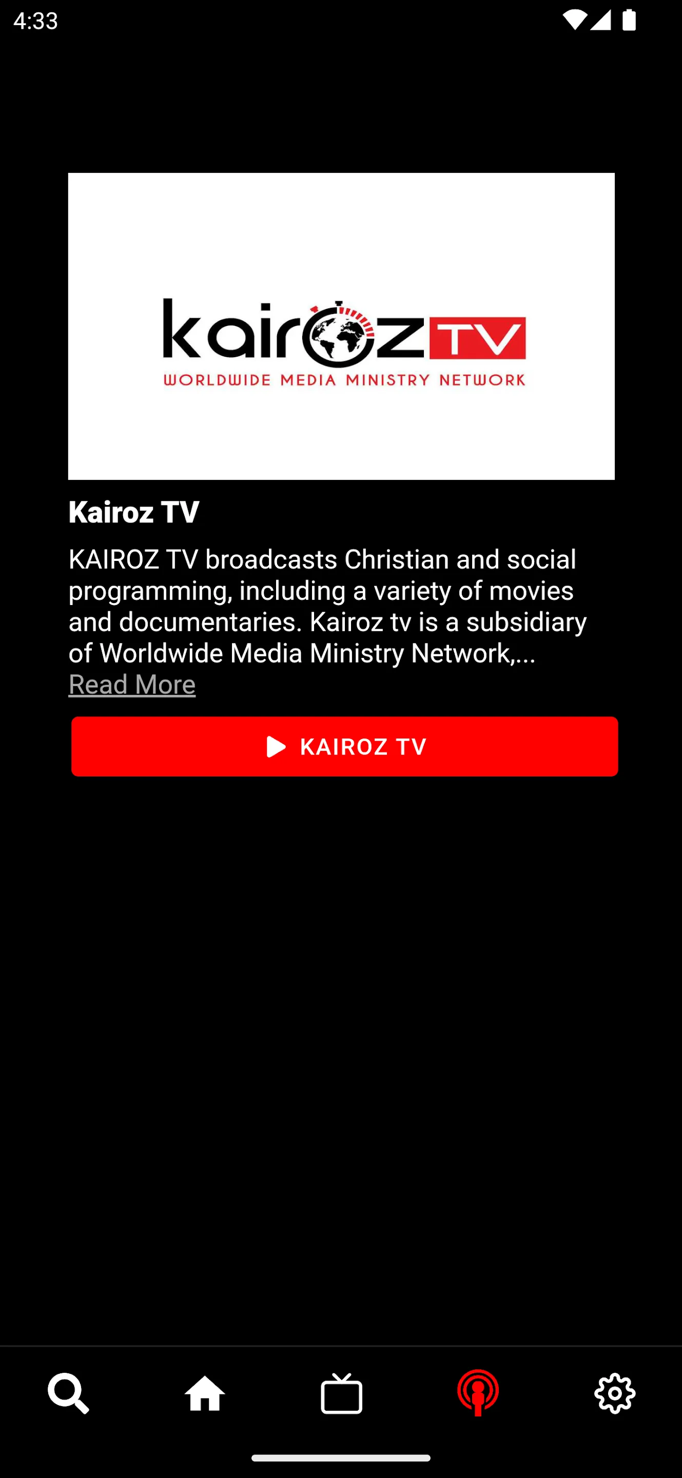 Kairoz TV | Indus Appstore | Screenshot