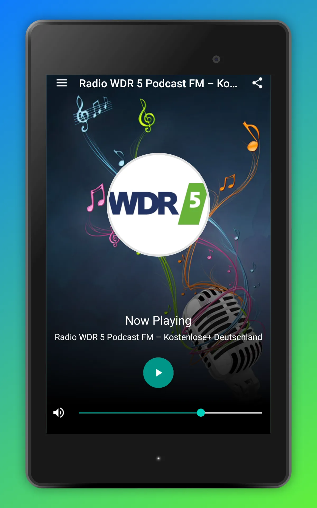 Radio WDR 5 Podcast DE Online | Indus Appstore | Screenshot