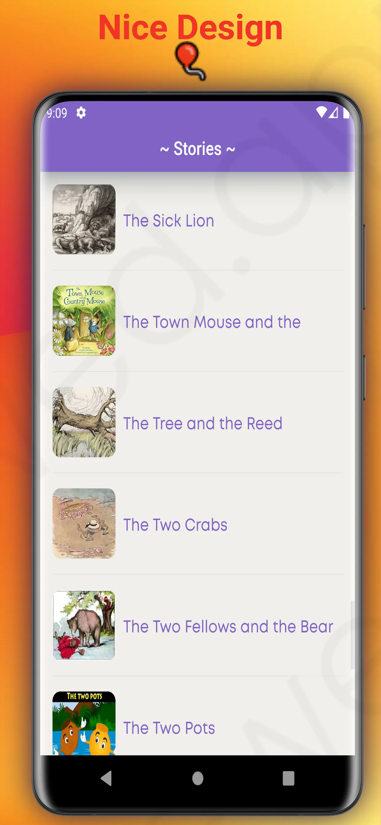 Aesop Fables : Listen & Read | Indus Appstore | Screenshot