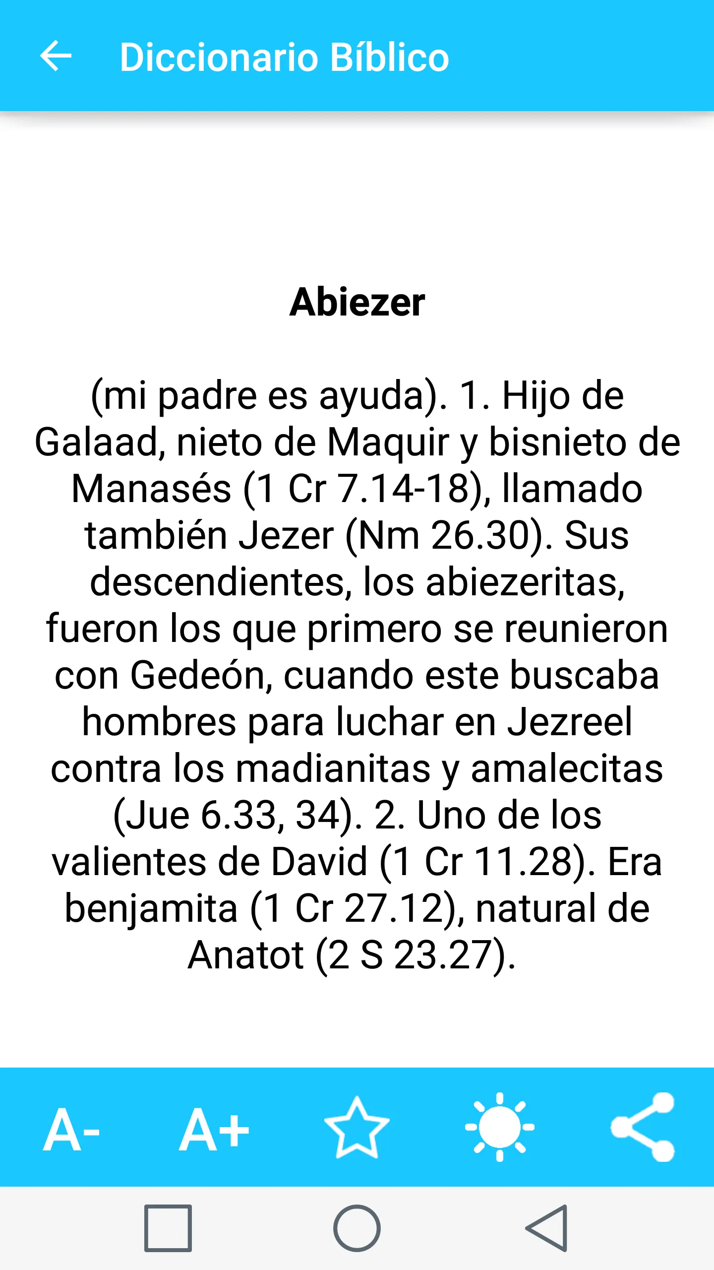 Spanish Bible Dictionary | Indus Appstore | Screenshot