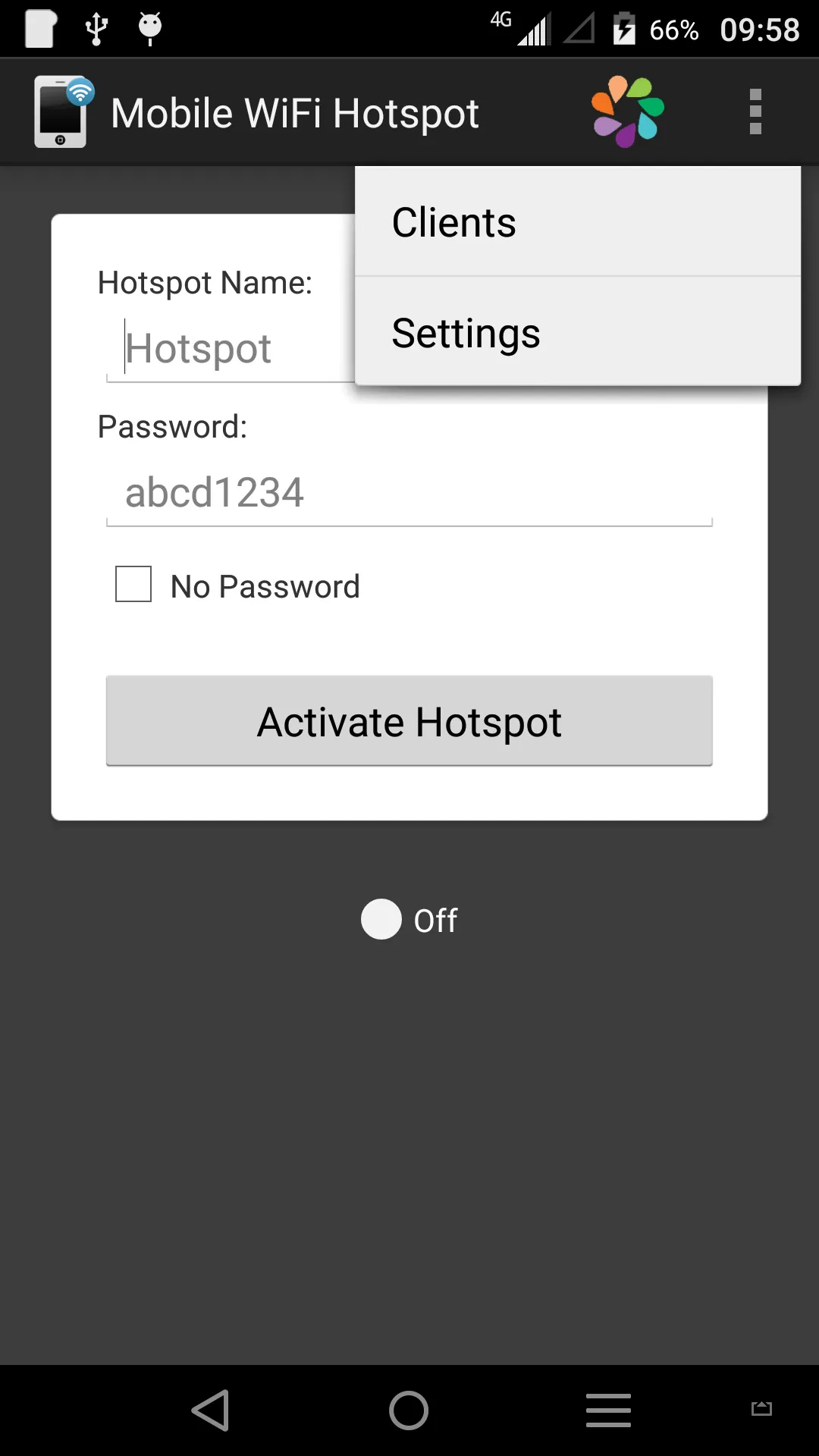 Mobile WiFi Hotspot | Indus Appstore | Screenshot