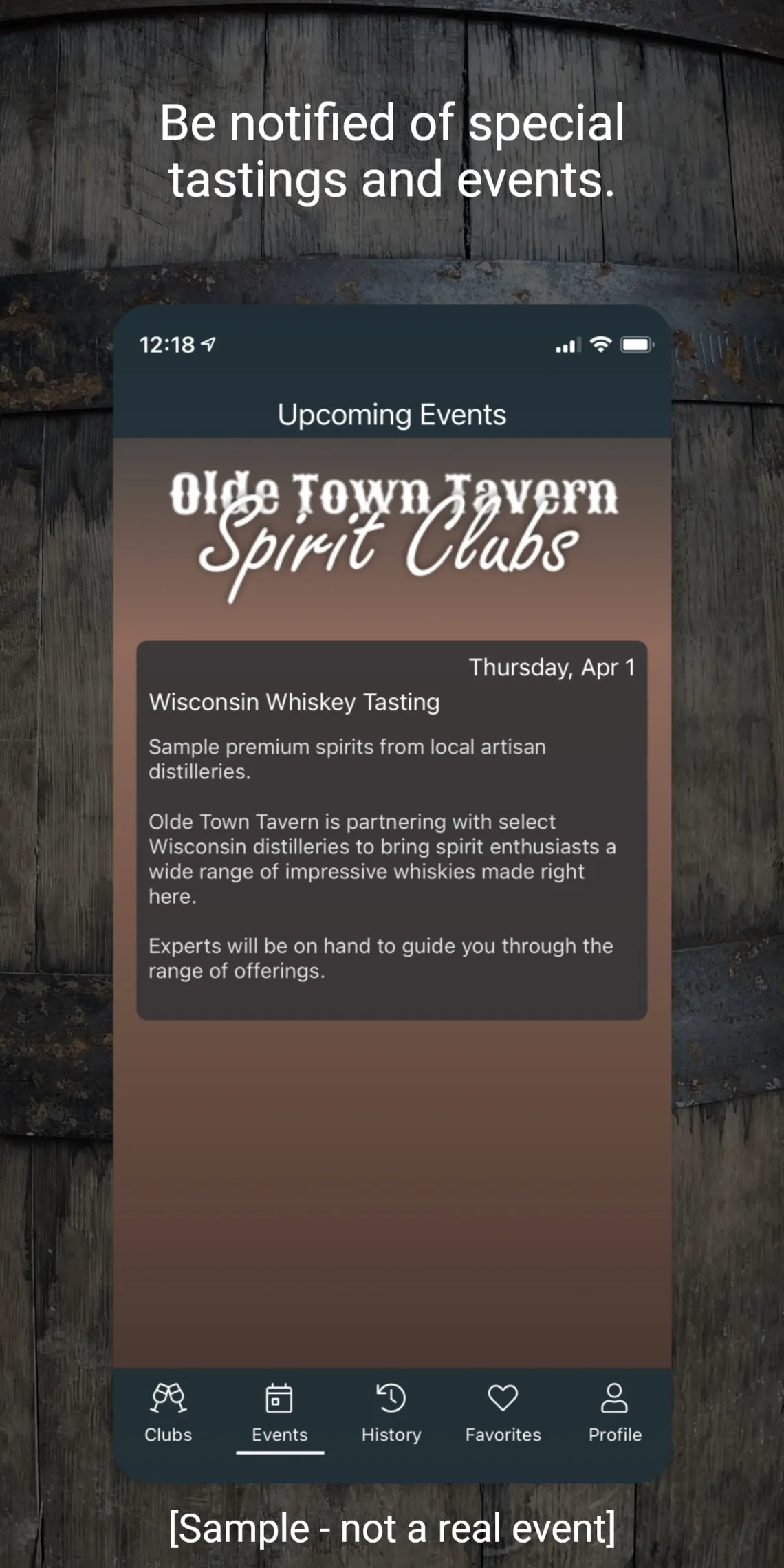 Olde Town Tavern Spirit Clubs | Indus Appstore | Screenshot