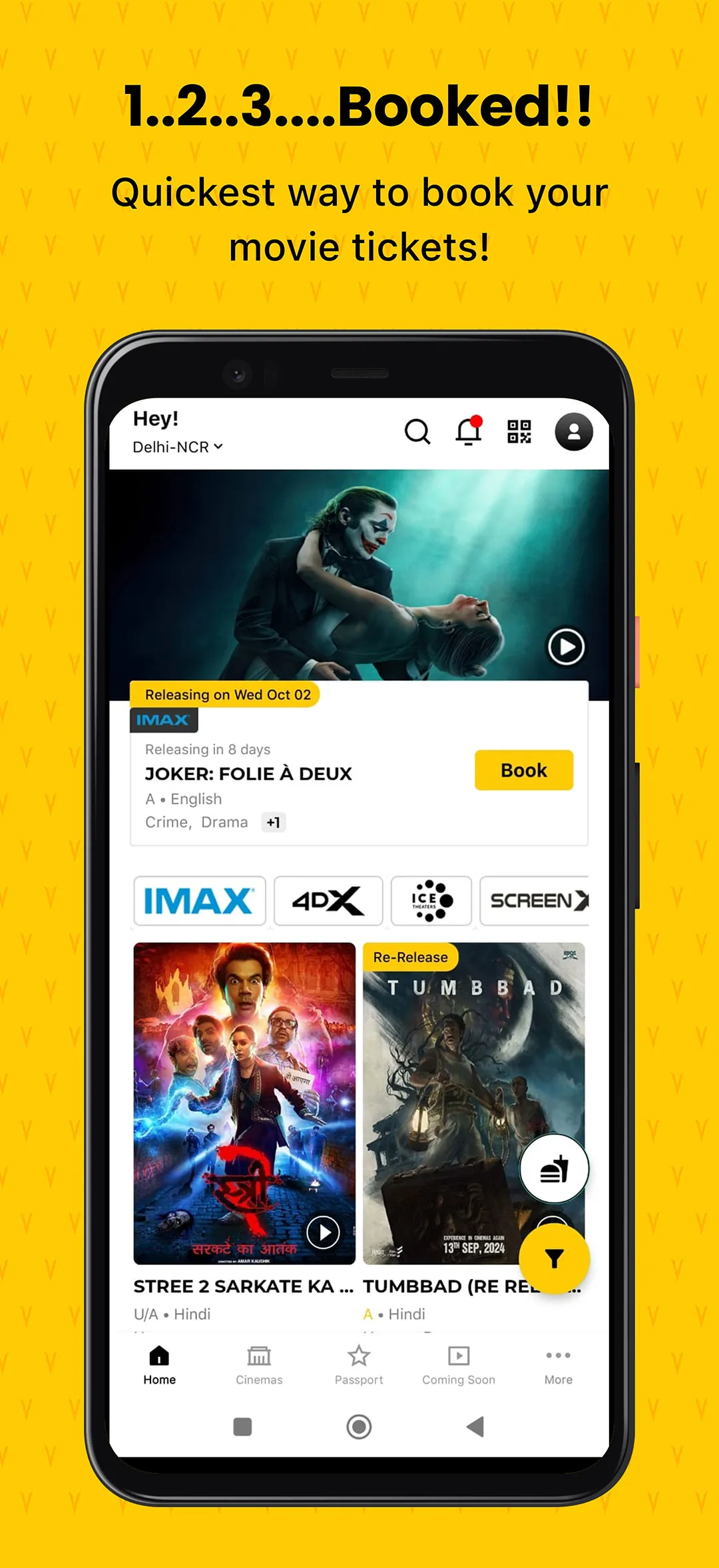 PVR Cinemas - Movie Tickets | Indus Appstore | Screenshot