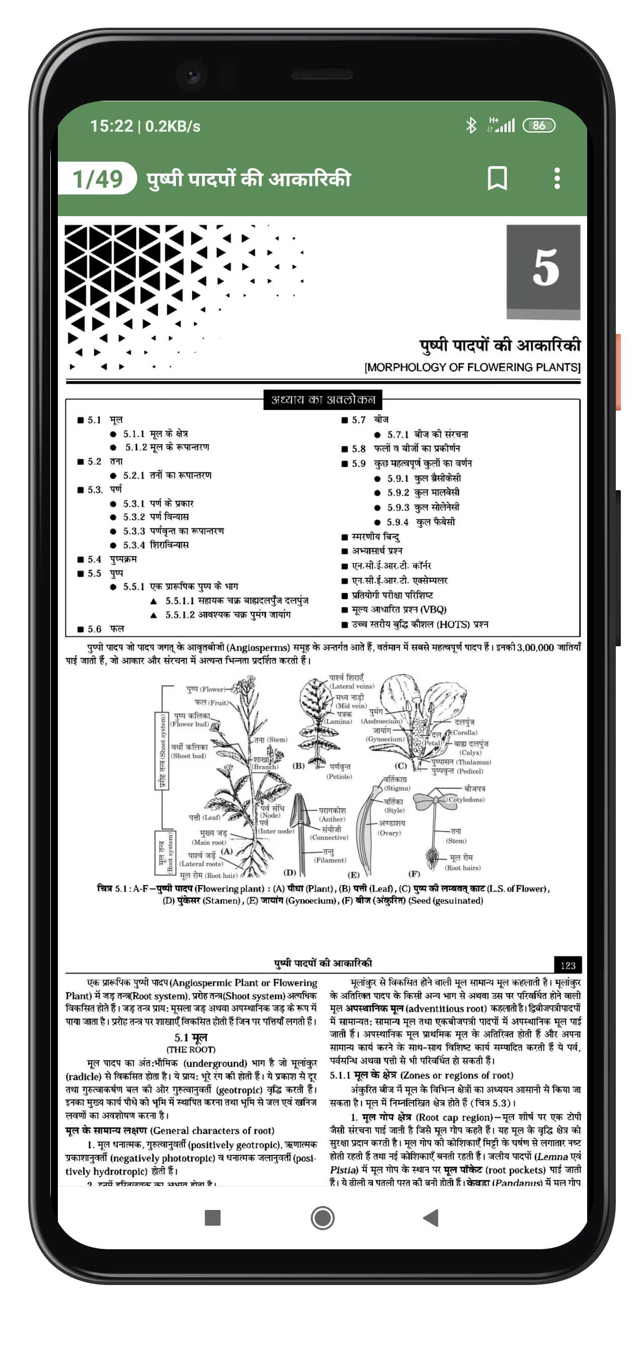 11Th Biology Solution in Hindi | Indus Appstore | Screenshot