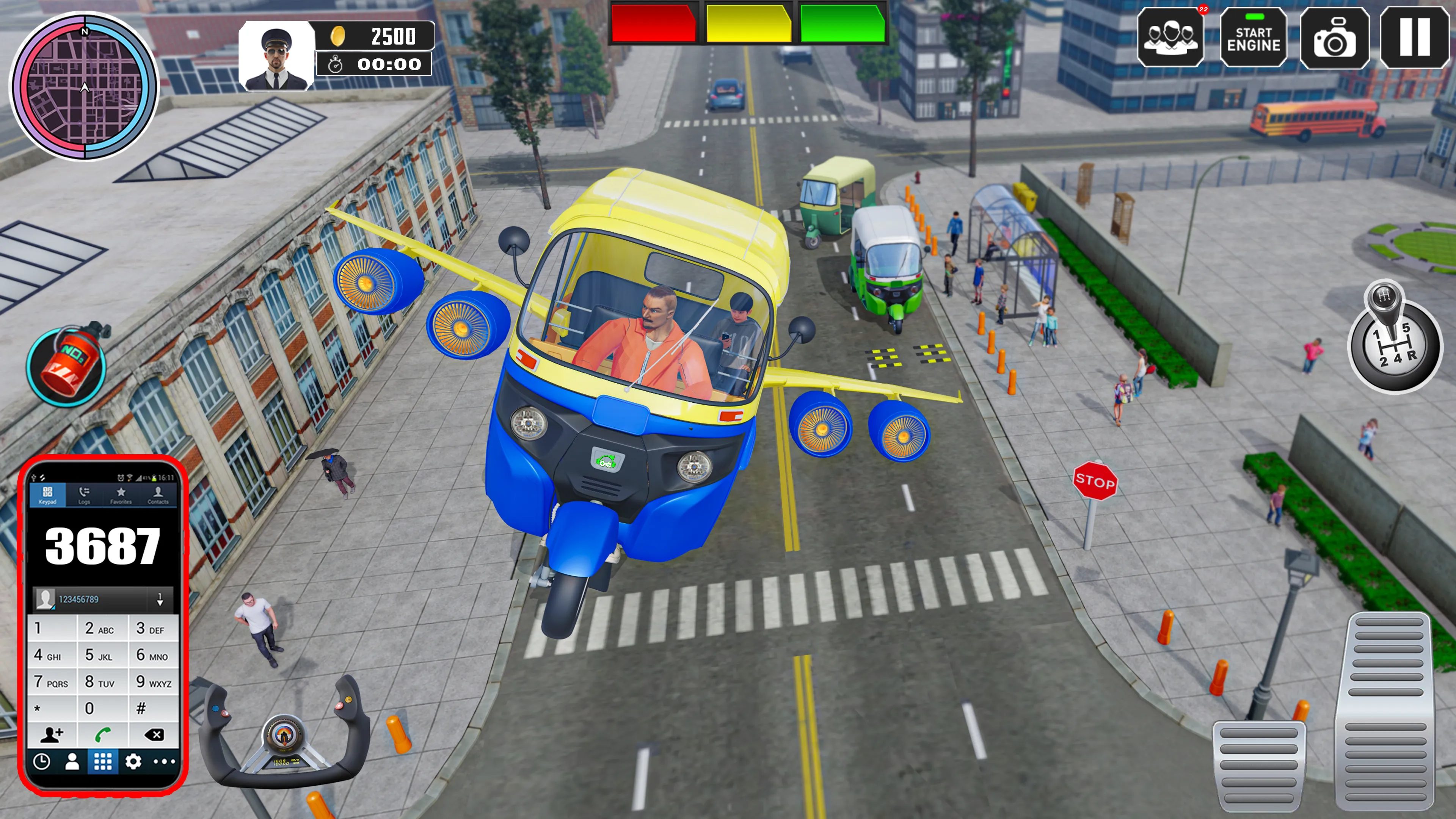 Auto Rickshaw 3D: Tuk Tuk Game | Indus Appstore | Screenshot