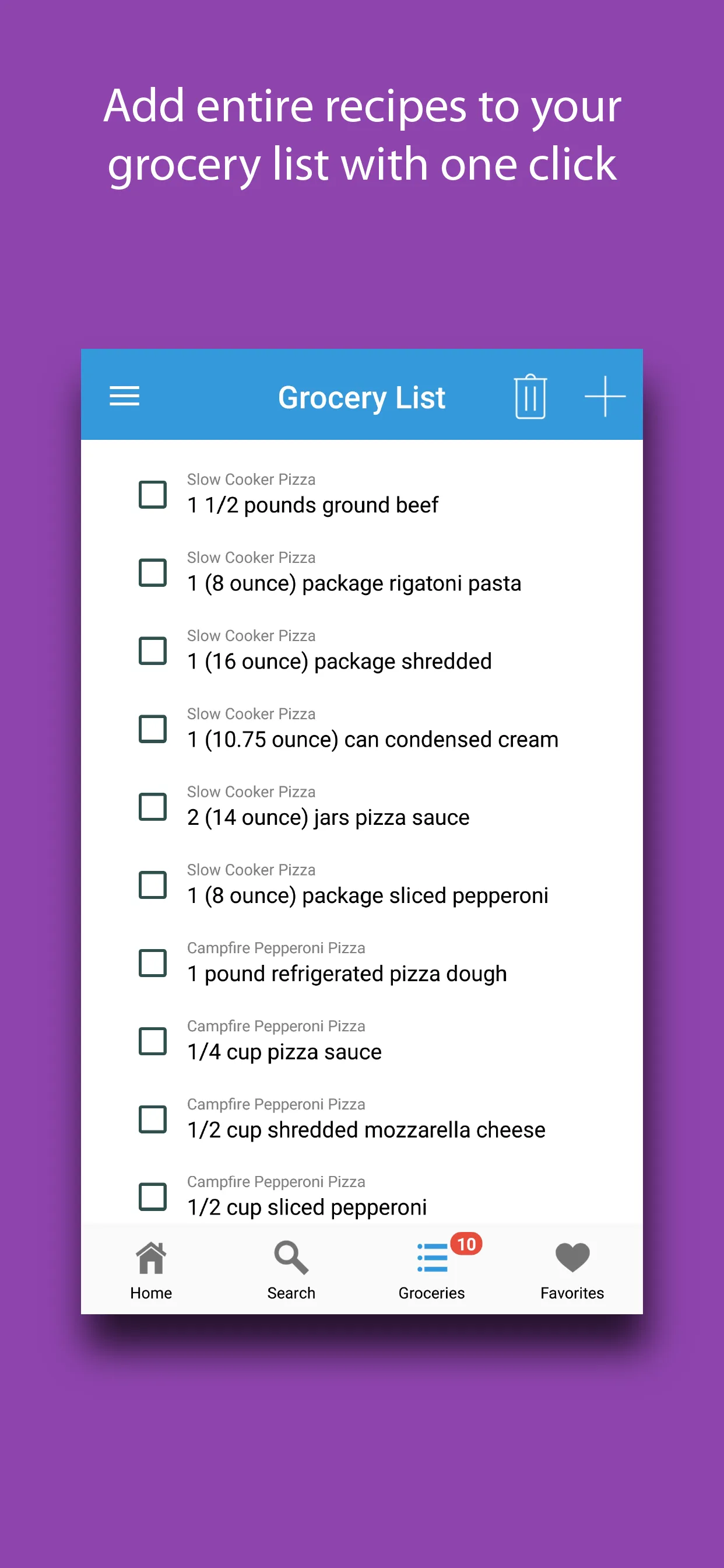 Crusty: Pizza Recipes | Indus Appstore | Screenshot