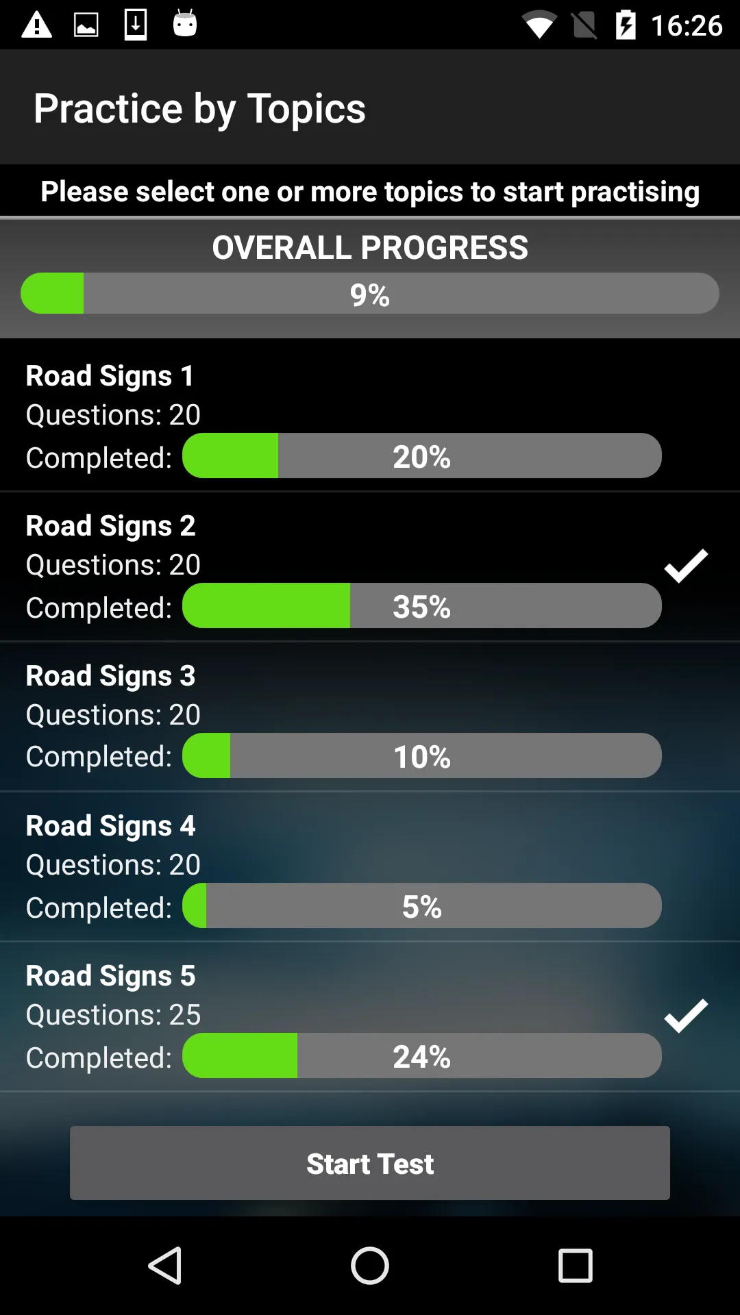 Ontario G1 Practice Test | Indus Appstore | Screenshot