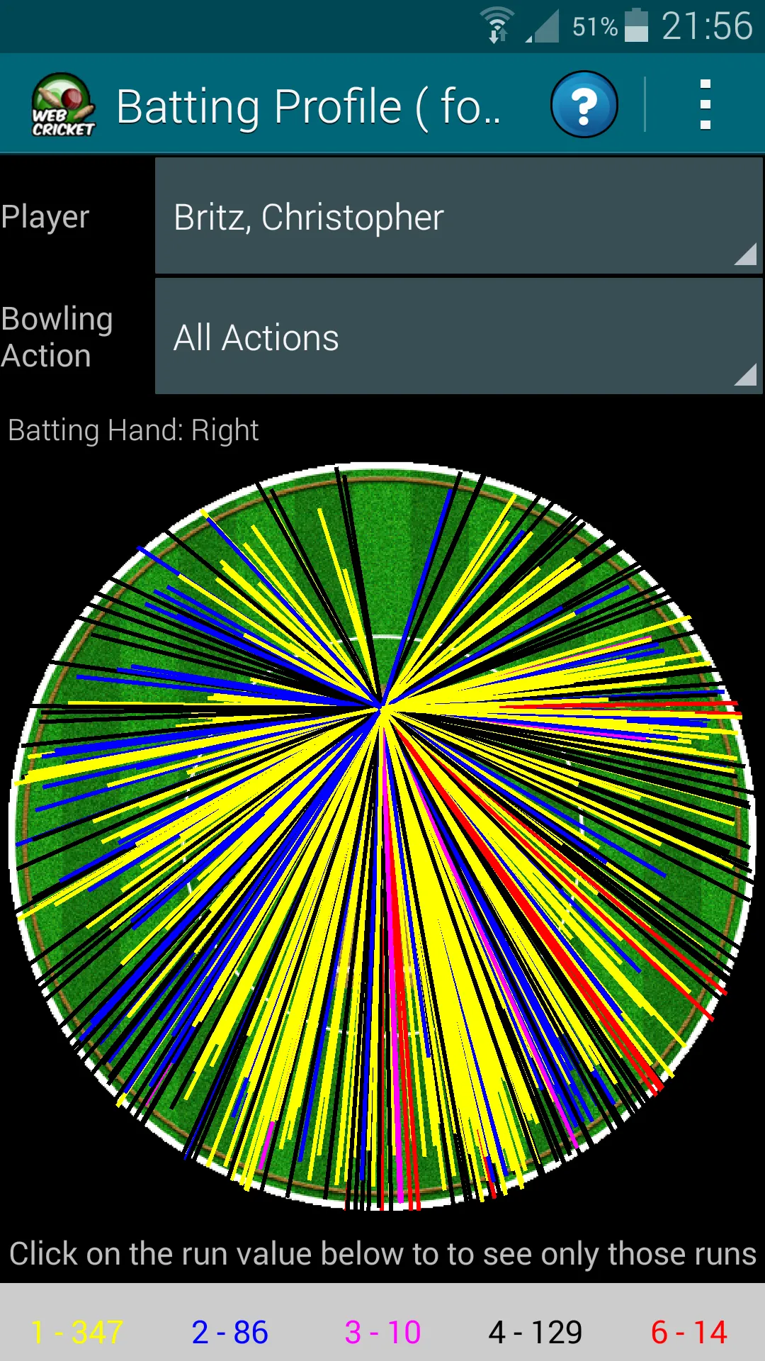 WebCricket | Indus Appstore | Screenshot