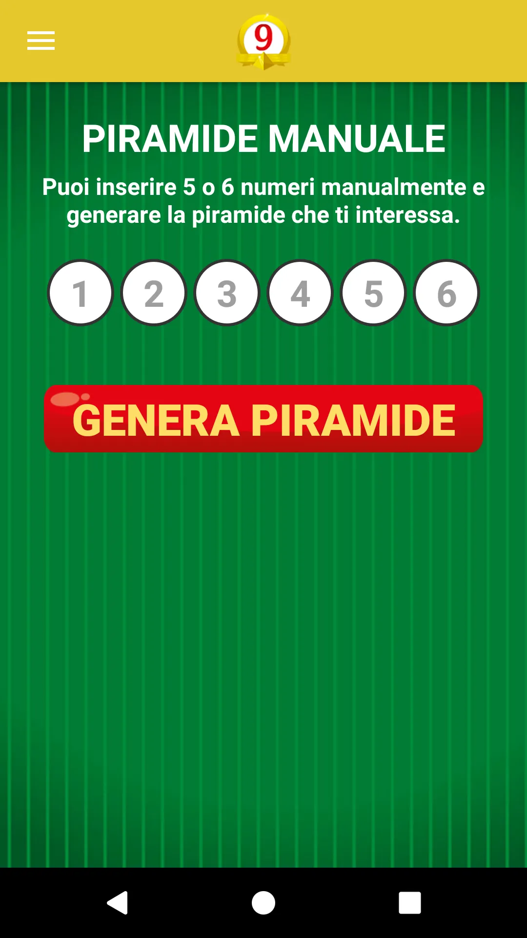 Lotto Piramidi | Indus Appstore | Screenshot