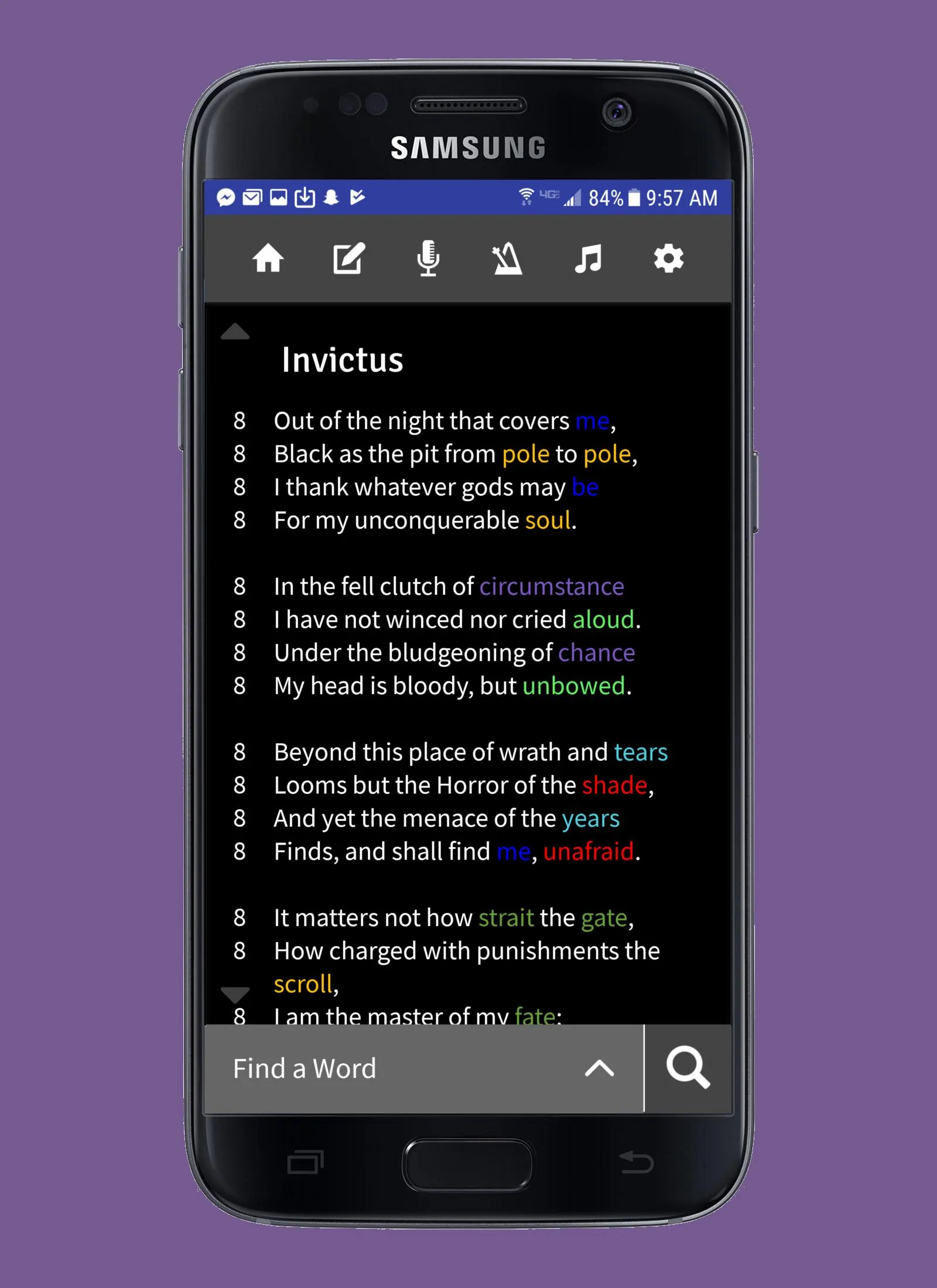 Lyric Notepad - Song Writing | Indus Appstore | Screenshot