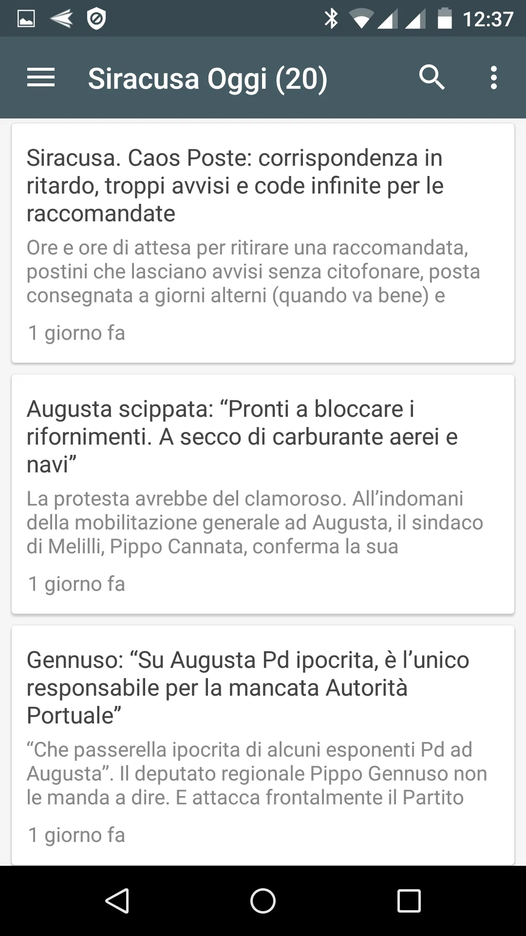 Siracusa notizie locali | Indus Appstore | Screenshot