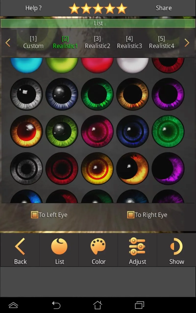 FoxEyes - Change Eye Color | Indus Appstore | Screenshot