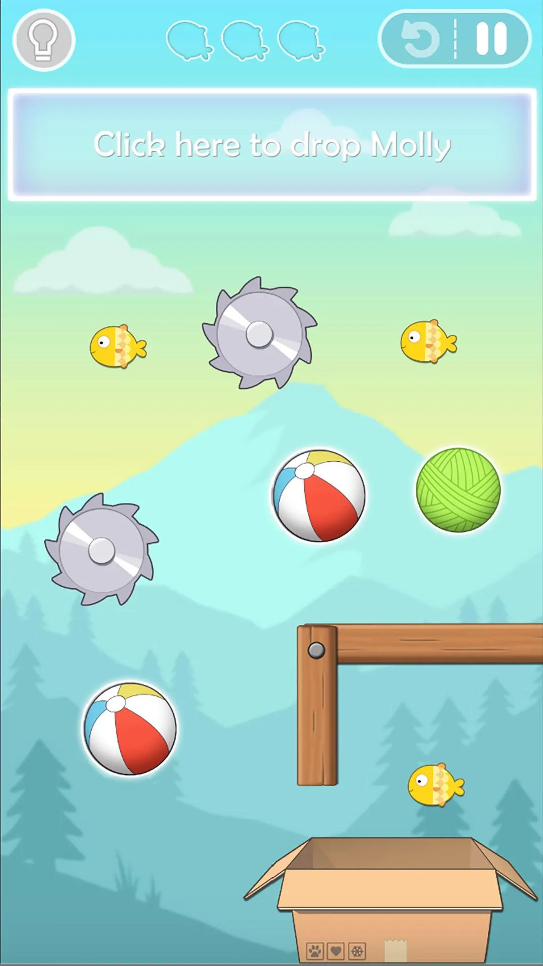 Cat Bounce - Physics Puzzles | Indus Appstore | Screenshot