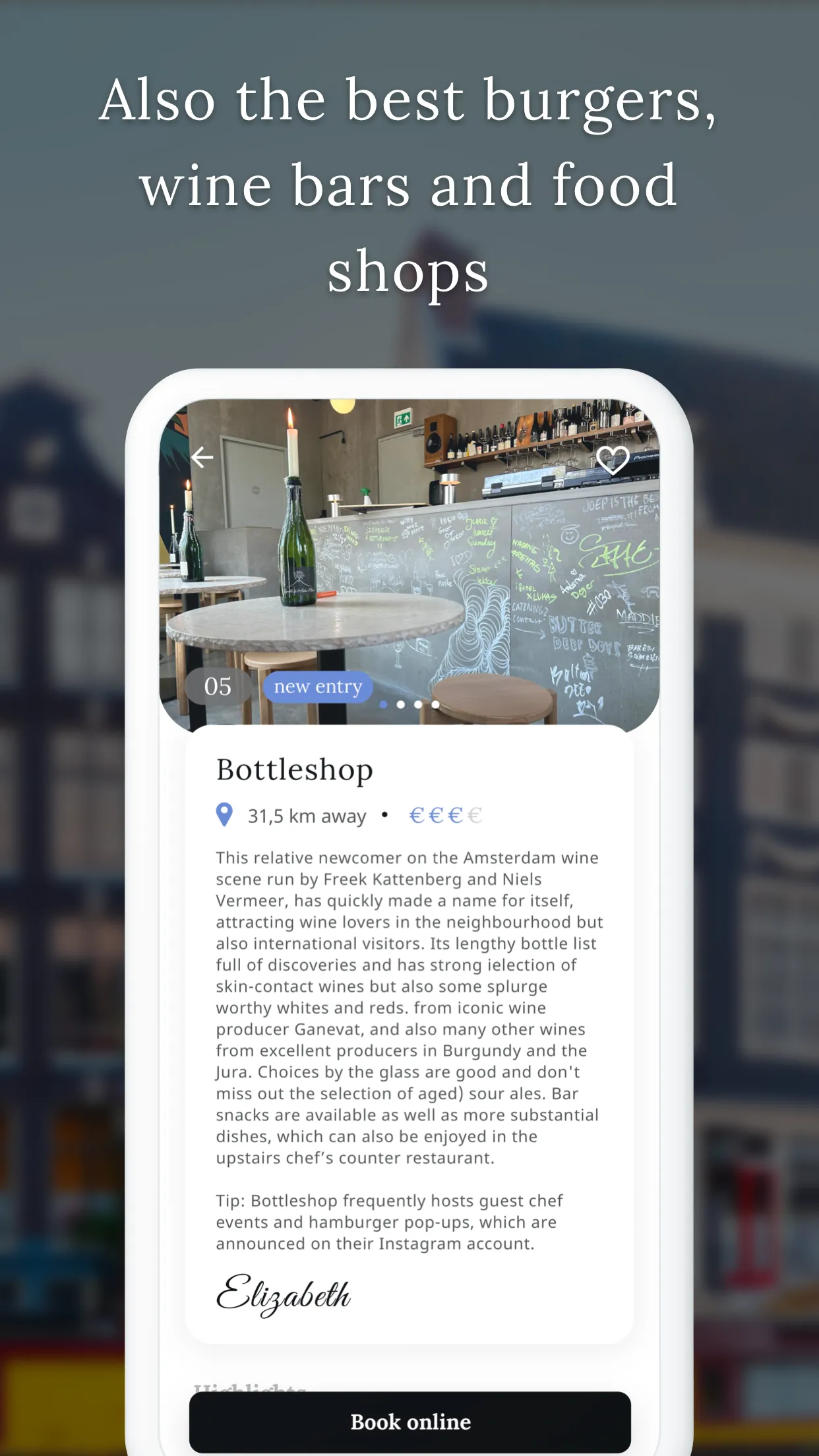 Amsterdam Restaurant Guide | Indus Appstore | Screenshot