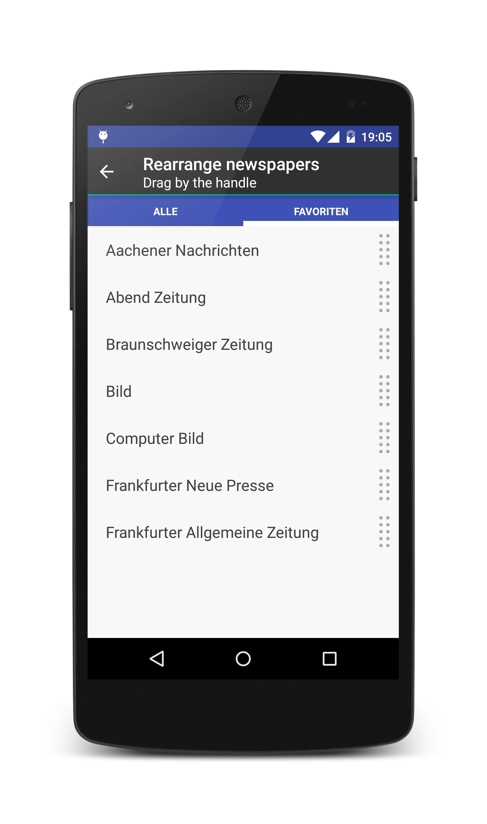 Deutsche Zeitungen | Indus Appstore | Screenshot