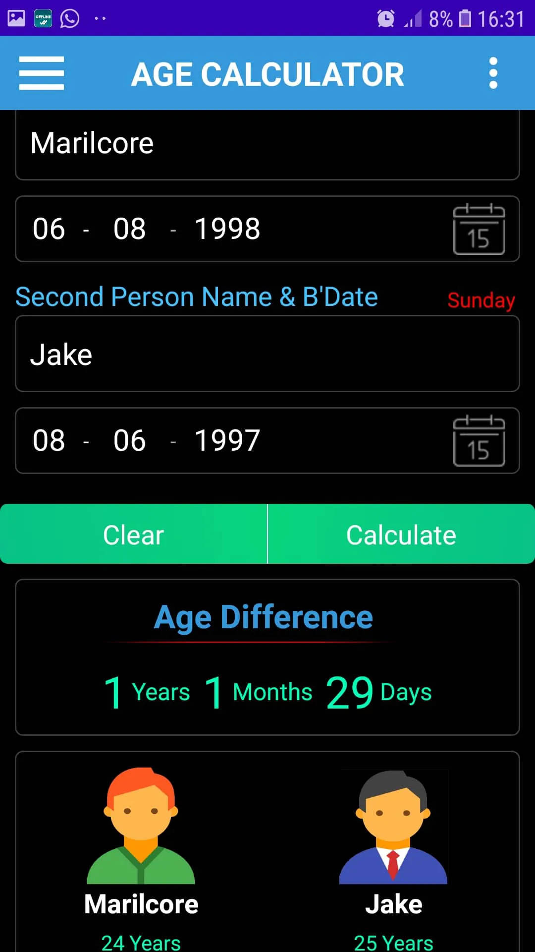 Age Calculator Birthday Remind | Indus Appstore | Screenshot