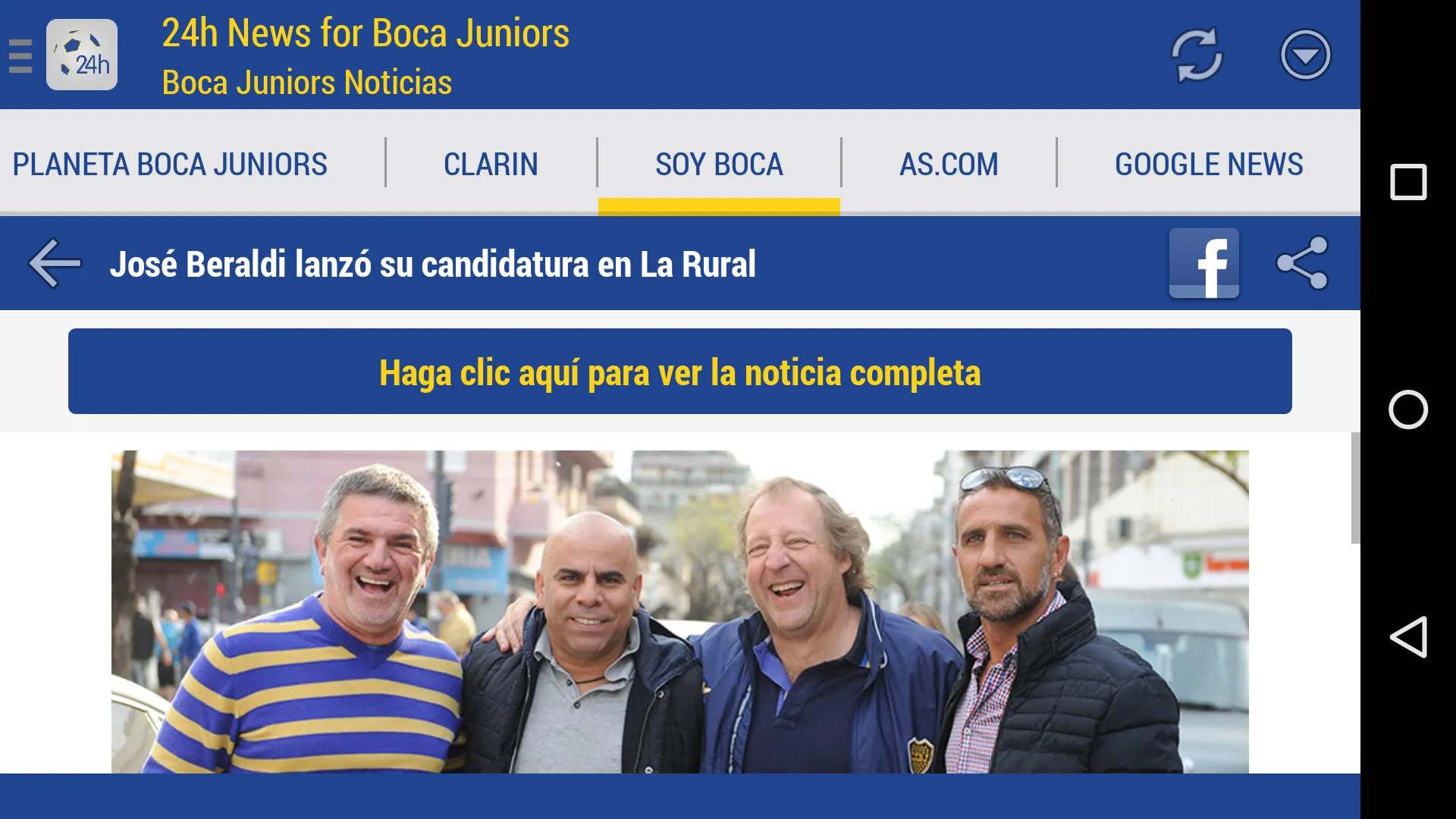 Boca Juniors Noticias 24h | Indus Appstore | Screenshot