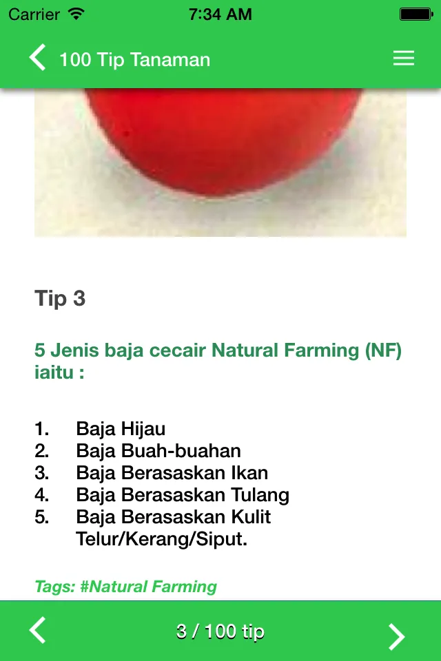 100 TIP TANAMAN | Indus Appstore | Screenshot