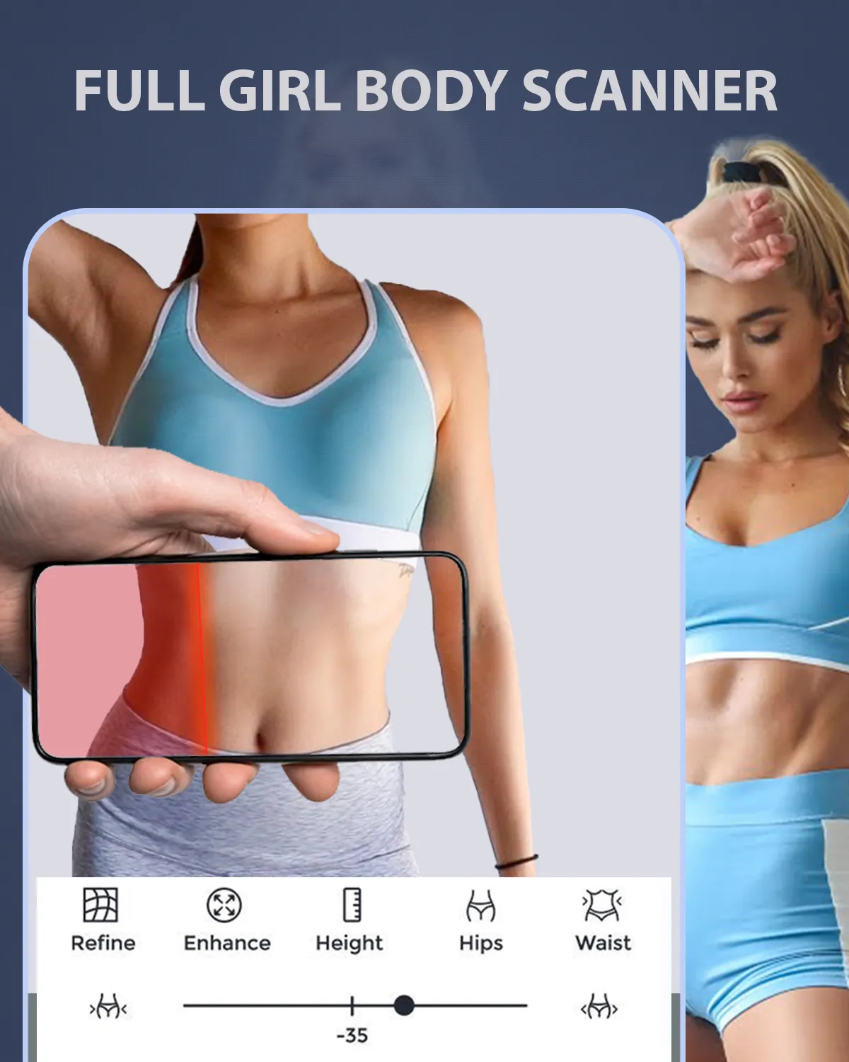 Body Scanner Girl Shape Editor | Indus Appstore | Screenshot
