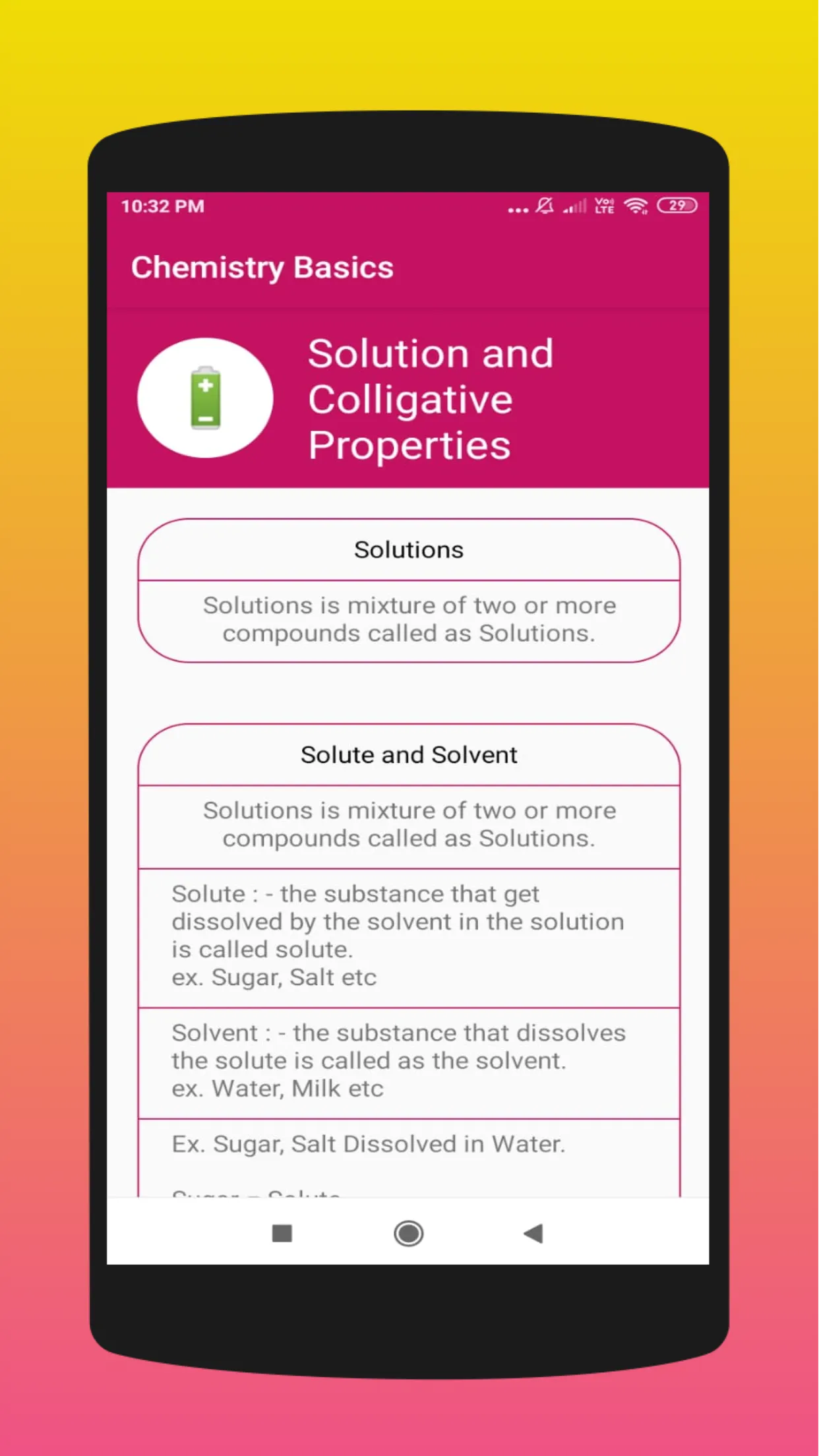 Chemistry Basics | Indus Appstore | Screenshot