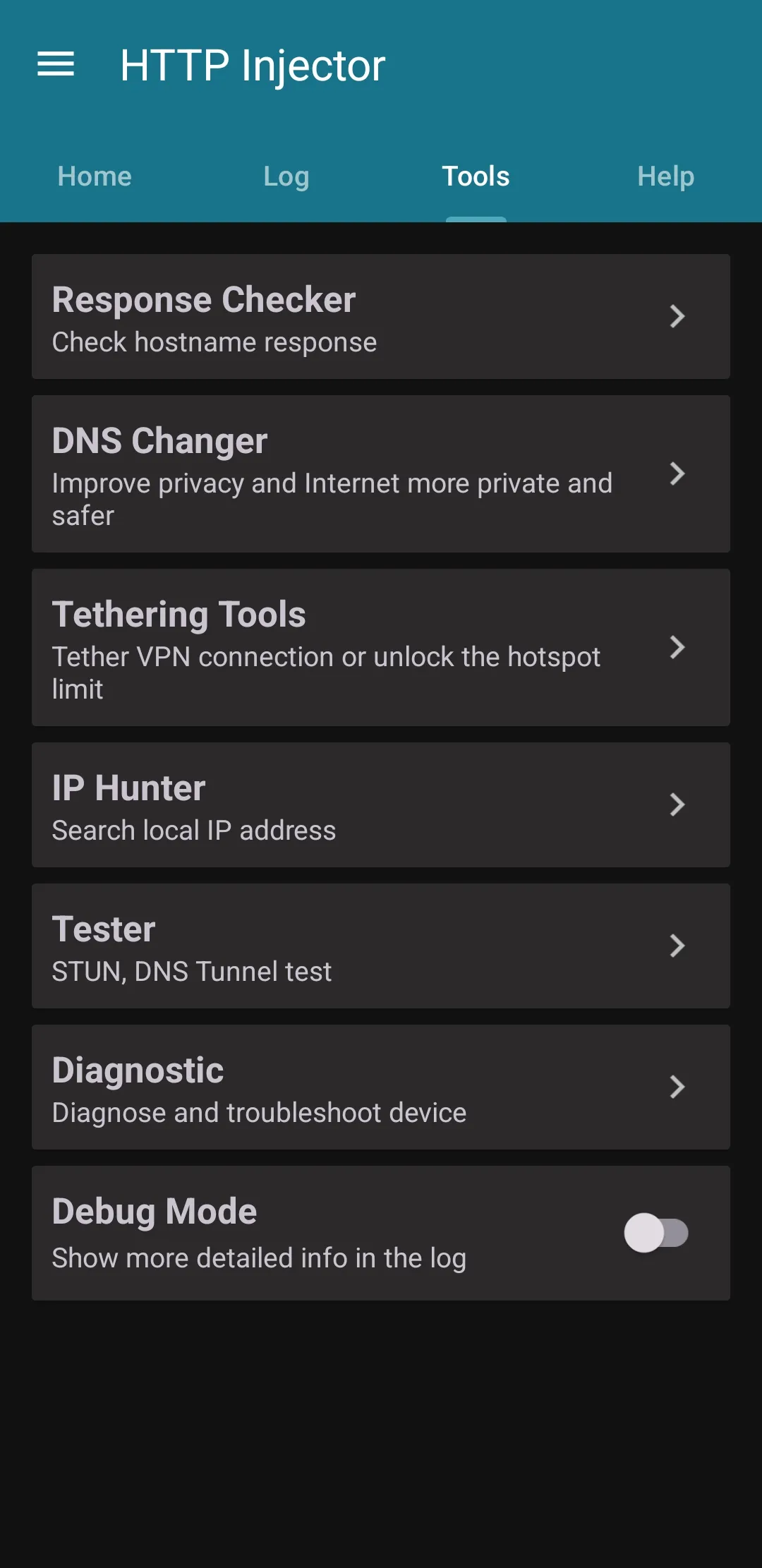 HTTP Injector (SSH/UDP/DNS)VPN | Indus Appstore | Screenshot