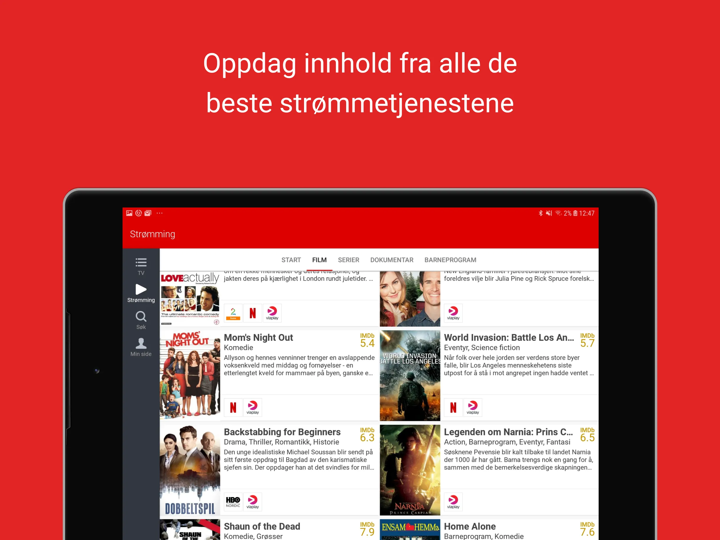 VG TV-Guiden - streaming & TV | Indus Appstore | Screenshot