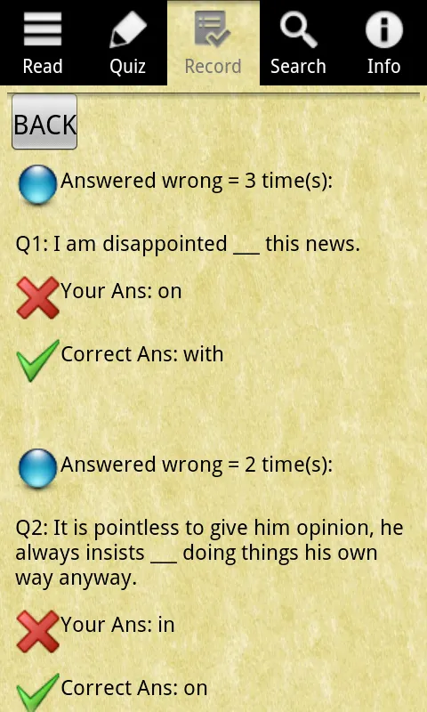 English Grammar - Preposition | Indus Appstore | Screenshot