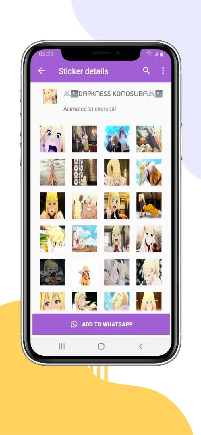 Anime Animated Gif Stickers Fo | Indus Appstore | Screenshot