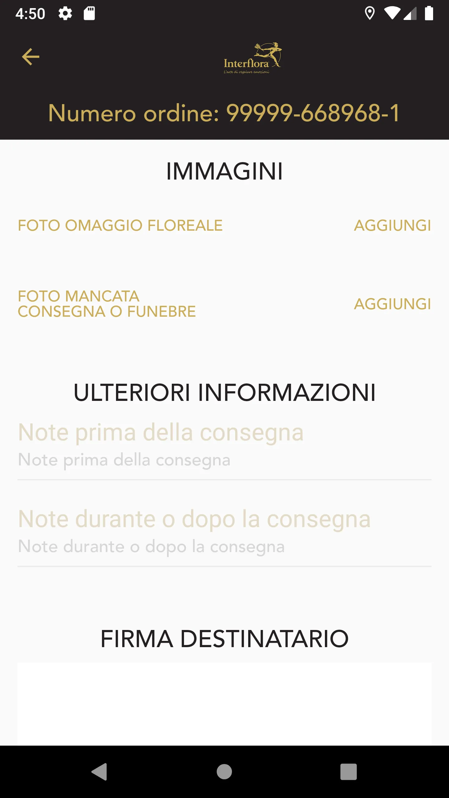 Interflora Fioristi | Indus Appstore | Screenshot