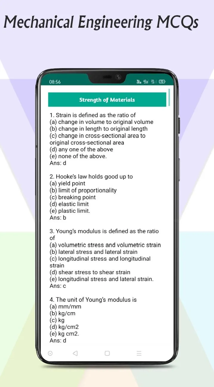 Mechanical Engineering MCQs | Indus Appstore | Screenshot