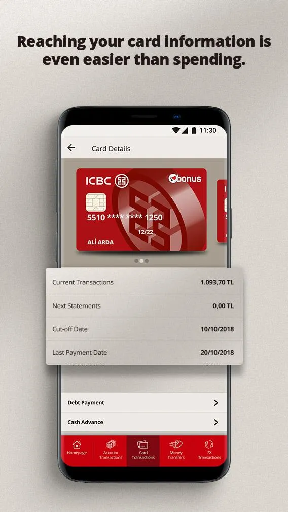 ICBC Turkey | Indus Appstore | Screenshot