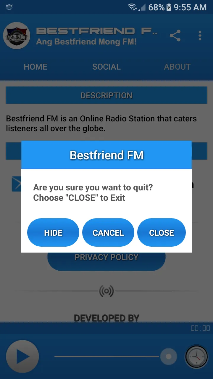 Bestfriend FM | Indus Appstore | Screenshot