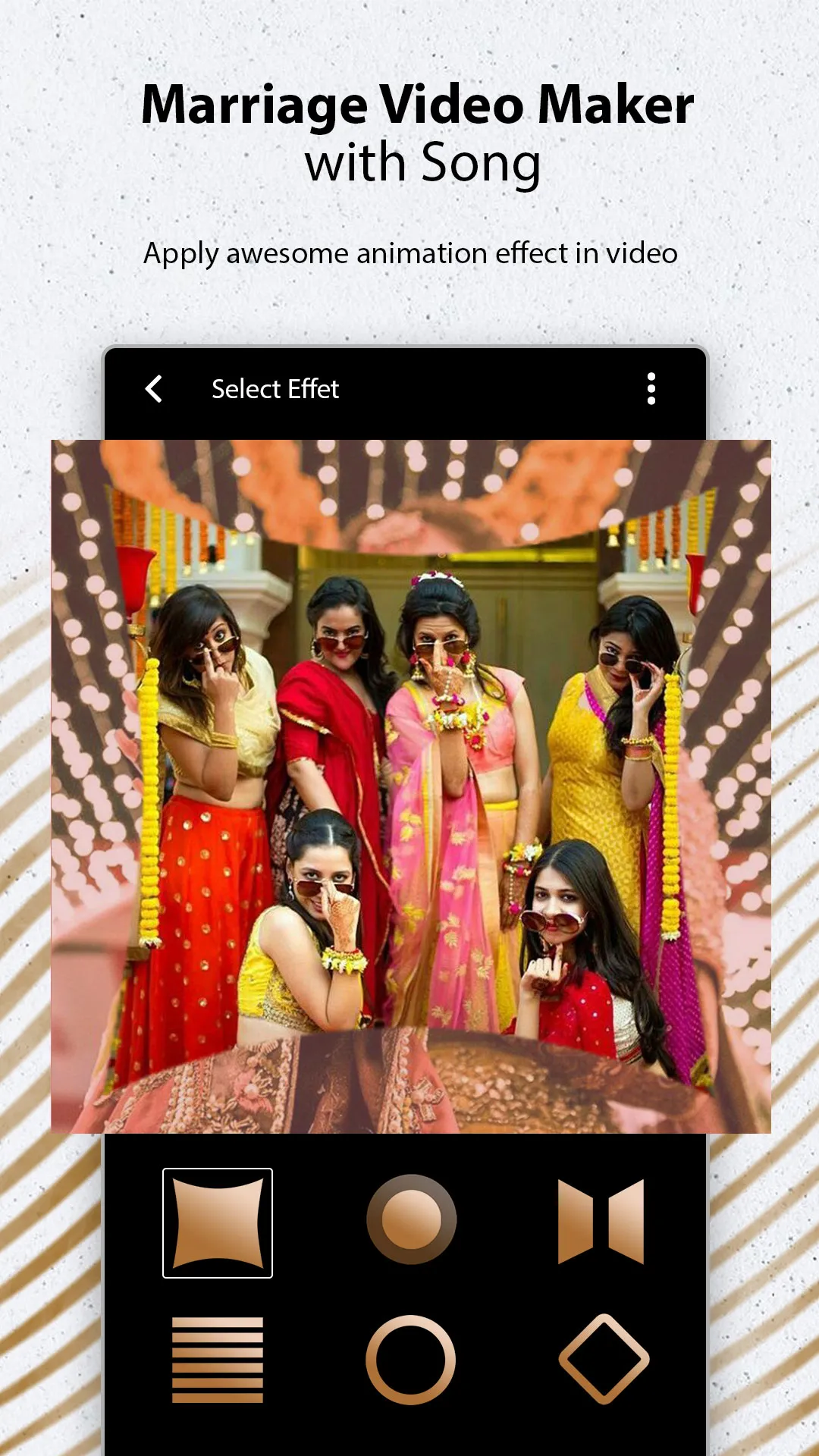 Marriage video maker with song | Indus Appstore | Screenshot