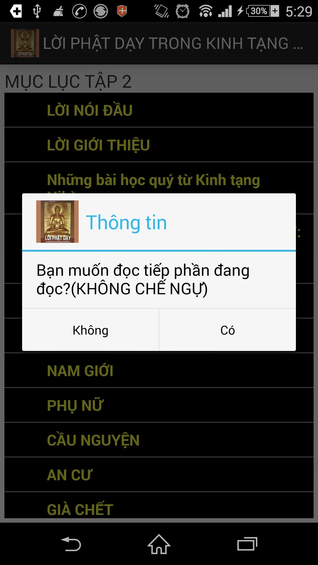 Lời Phật dạy trong Nikaya II | Indus Appstore | Screenshot