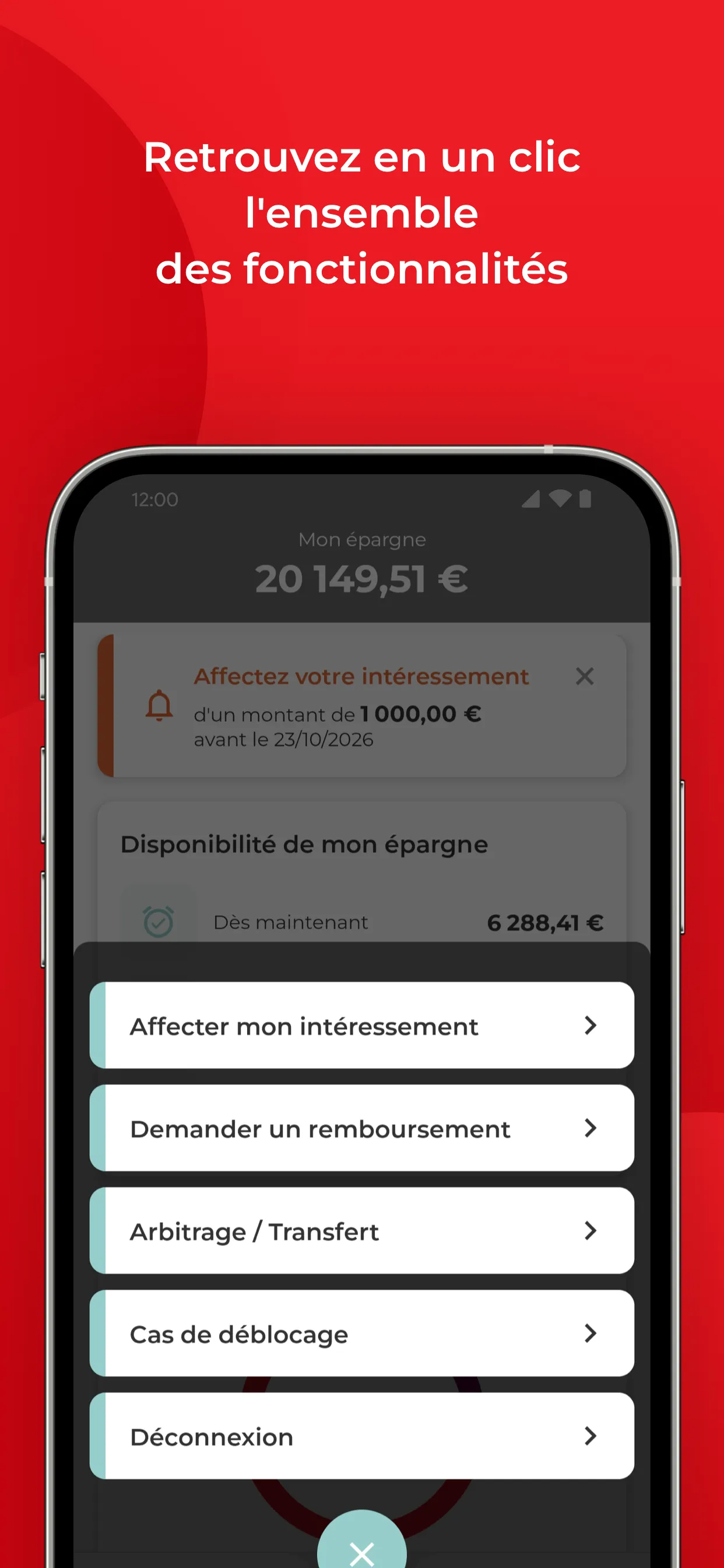 Fed Finance Epargne salariale | Indus Appstore | Screenshot