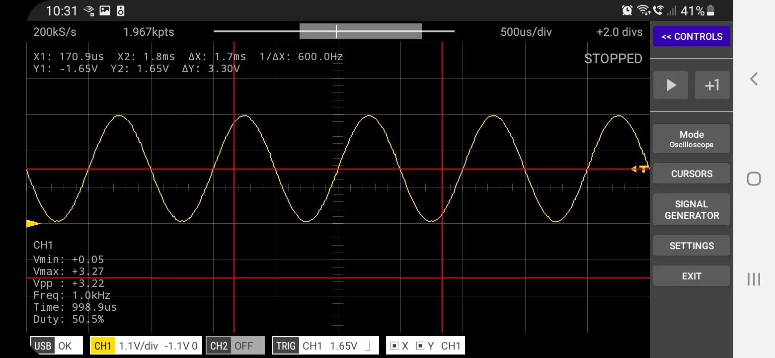Scoppy - Oscilloscope | Indus Appstore | Screenshot