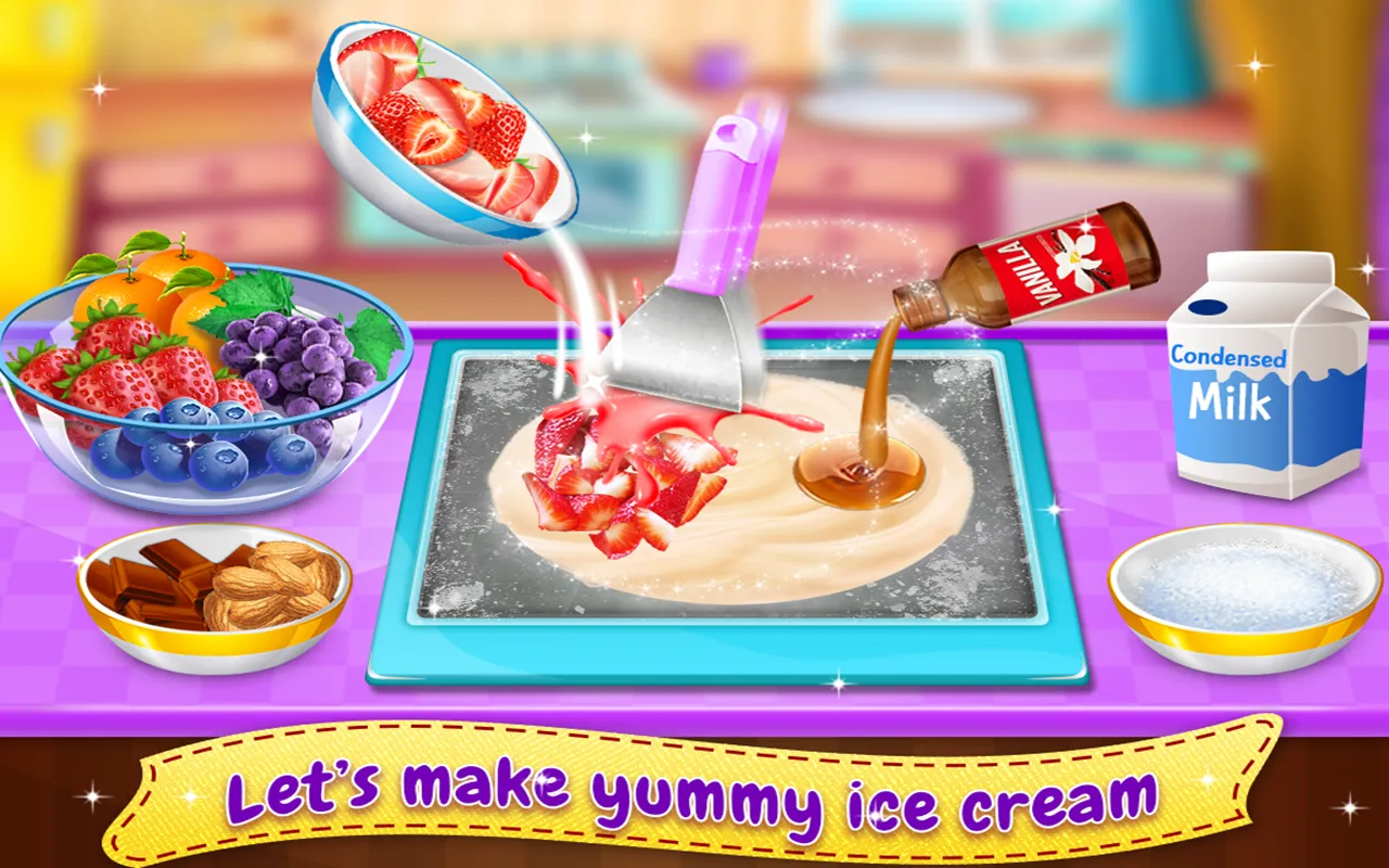 Ice Cream Roll - Stir-fried | Indus Appstore | Screenshot