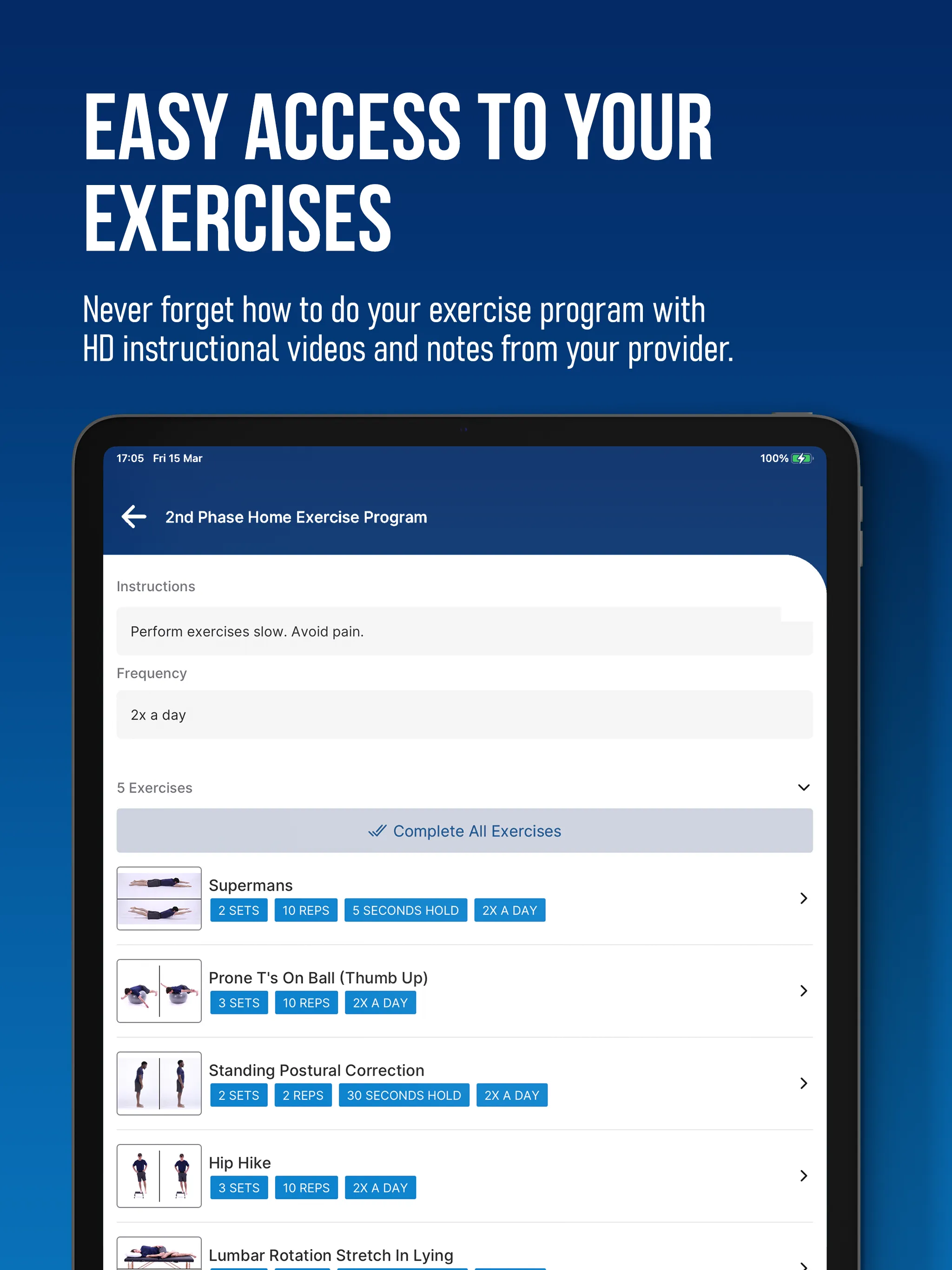 Tailor-Made Physical Therapy | Indus Appstore | Screenshot