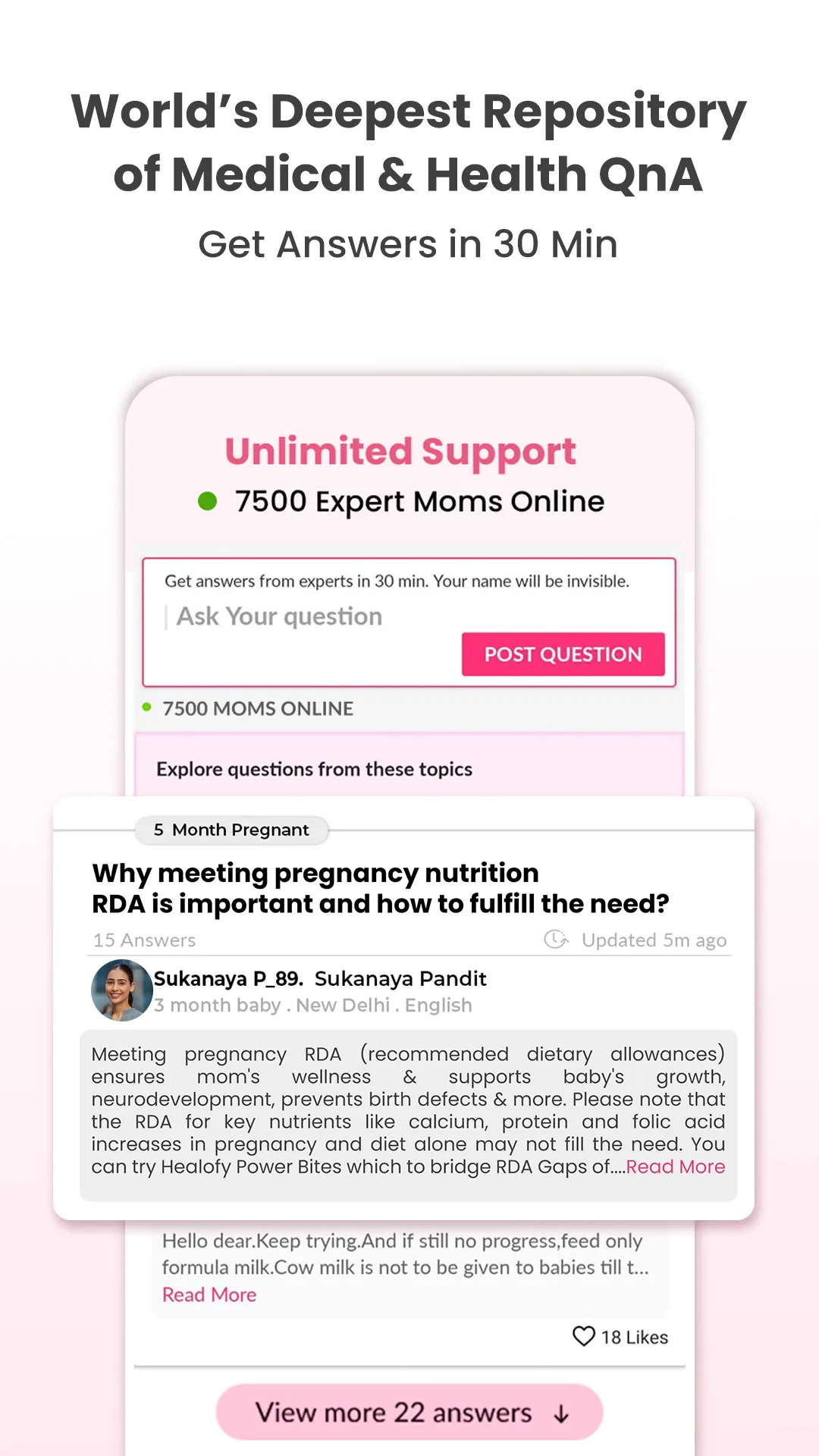 Healofy Pregnancy & Parenting | Indus Appstore | Screenshot