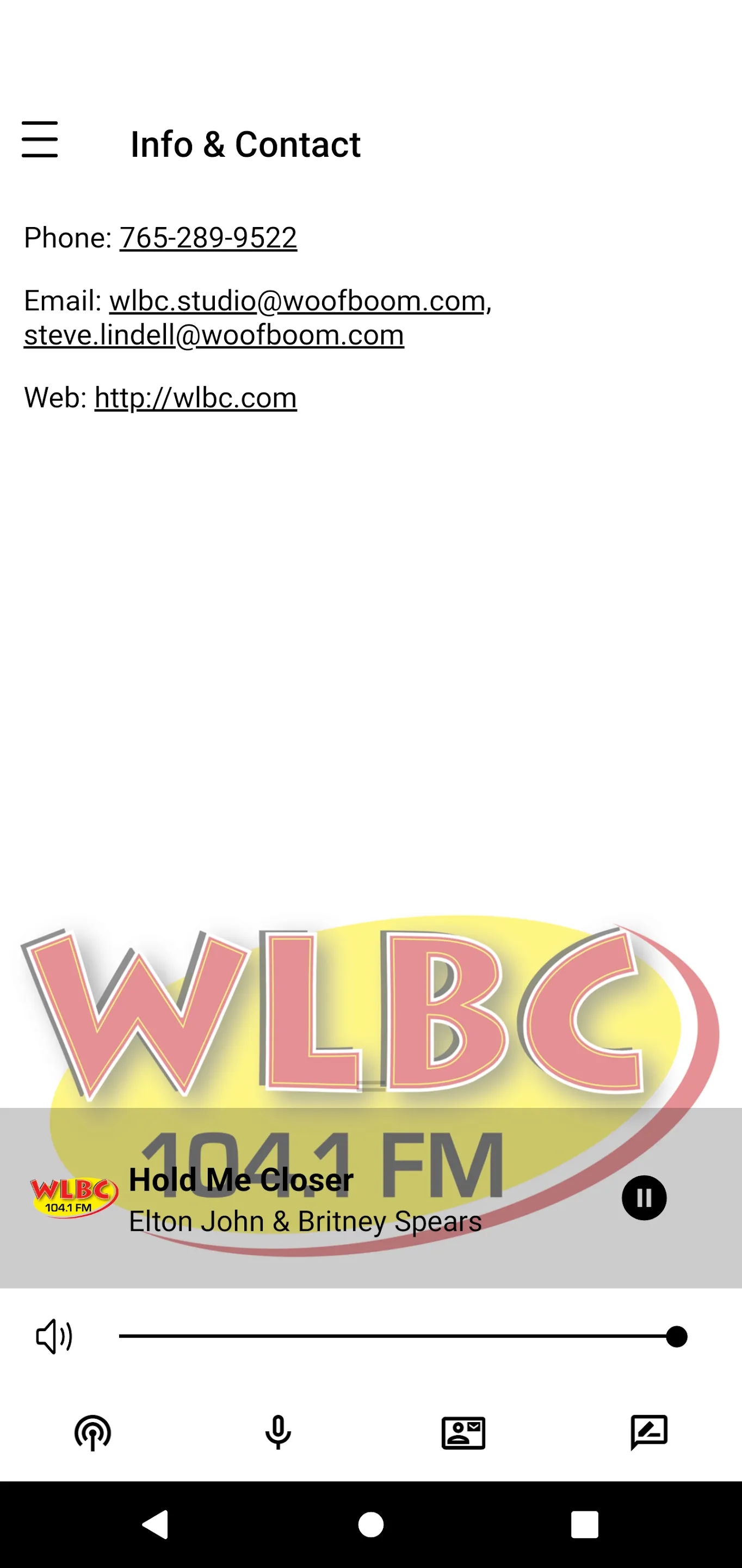 104.1 WLBC | Indus Appstore | Screenshot