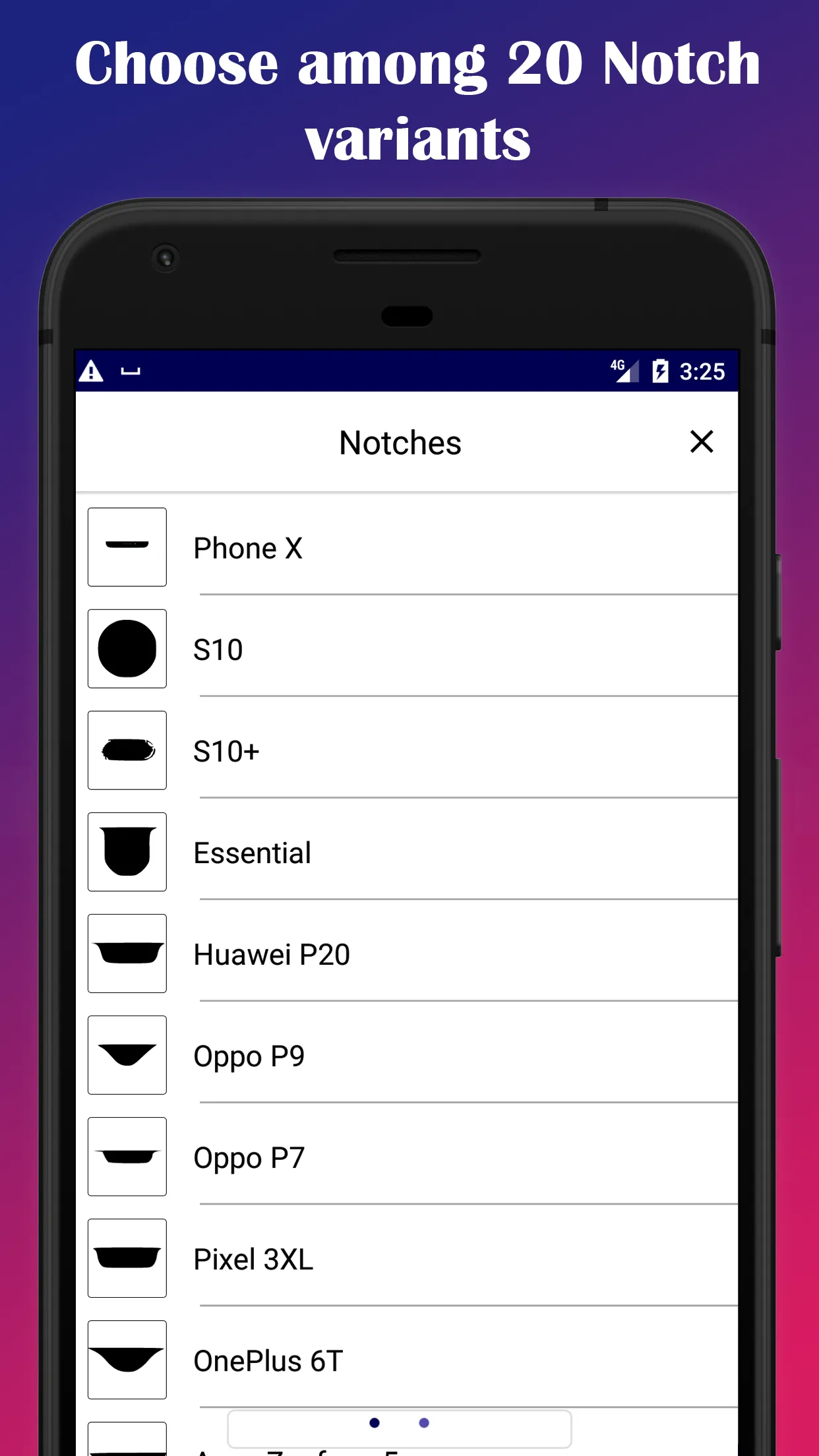 Notches | Notch for Phone X | Indus Appstore | Screenshot