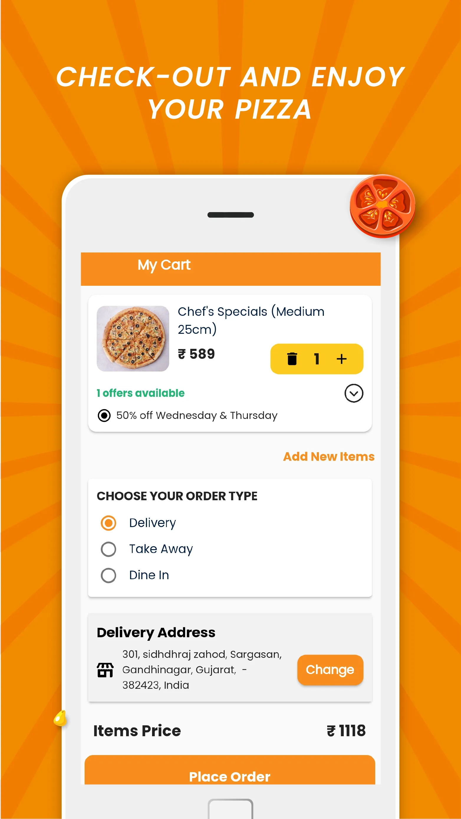 RP'S PIZZERIA | Indus Appstore | Screenshot