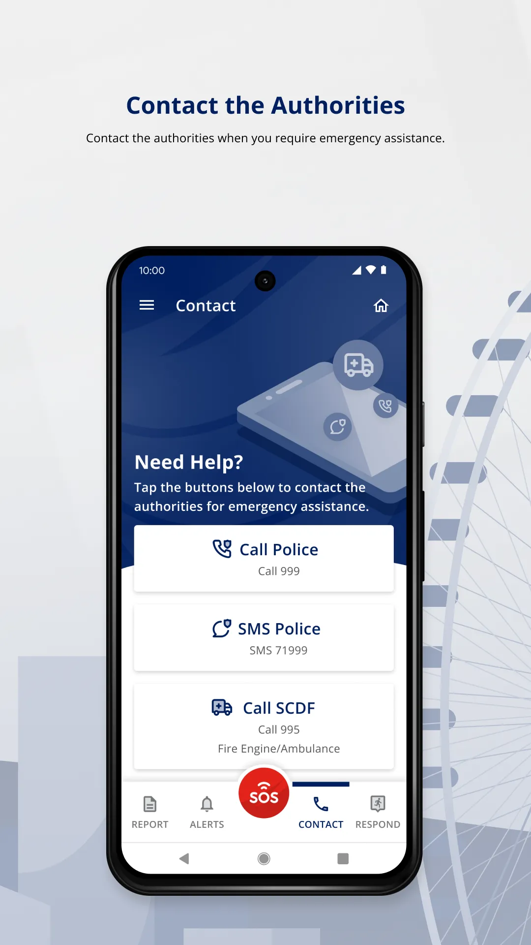 SGSecure | Indus Appstore | Screenshot