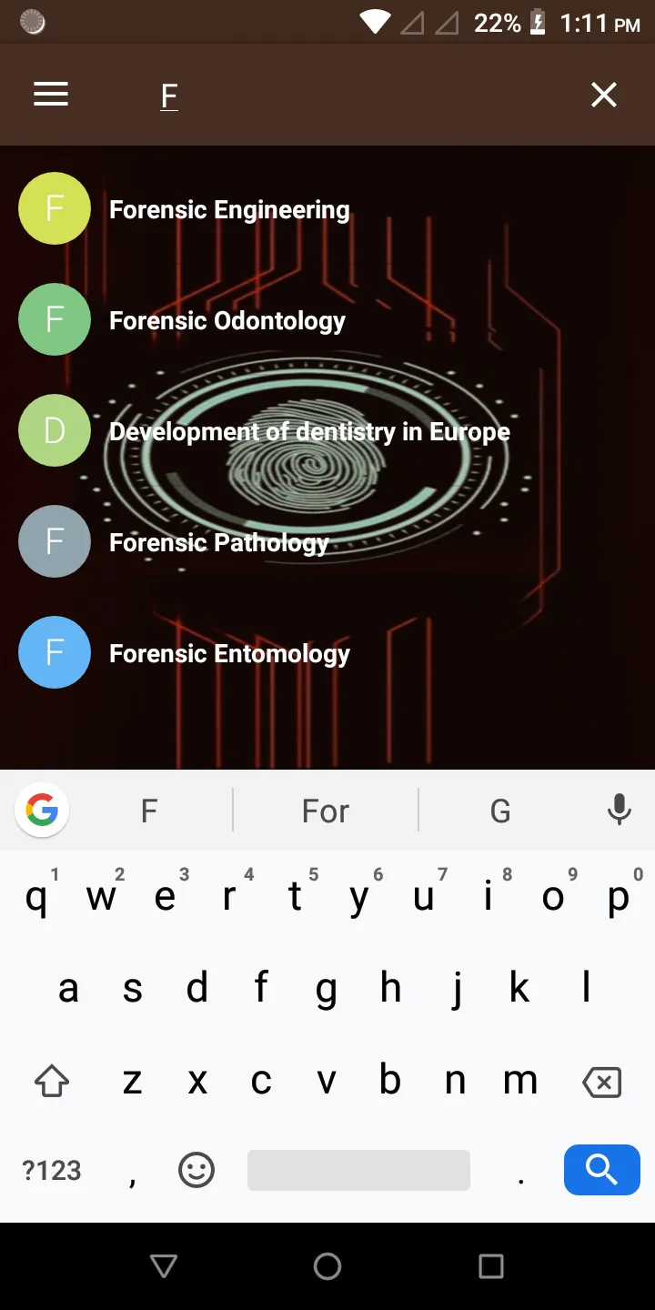 Forensic Science | Indus Appstore | Screenshot