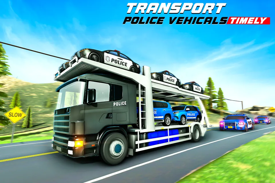 Police Cargo Truck Offroad 3D | Indus Appstore | Screenshot