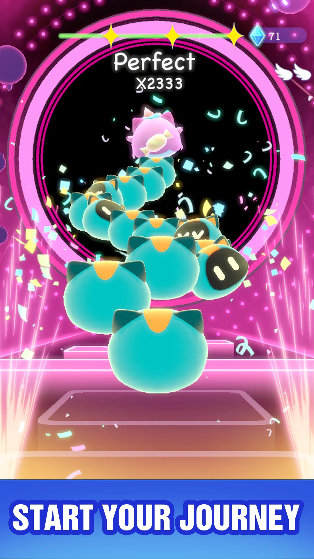 Cat Hop - Dancing Music Games | Indus Appstore | Screenshot