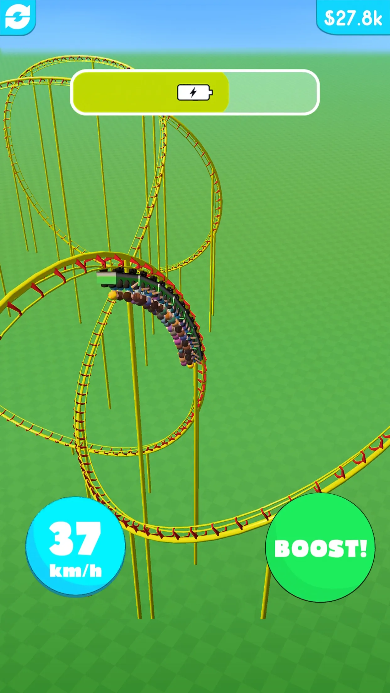 Hyper Roller Coaster | Indus Appstore | Screenshot