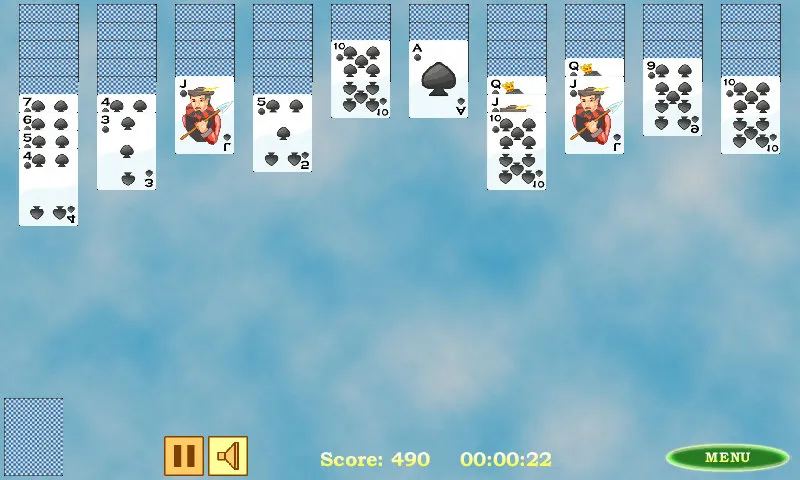 Spider Solitaire | Indus Appstore | Screenshot