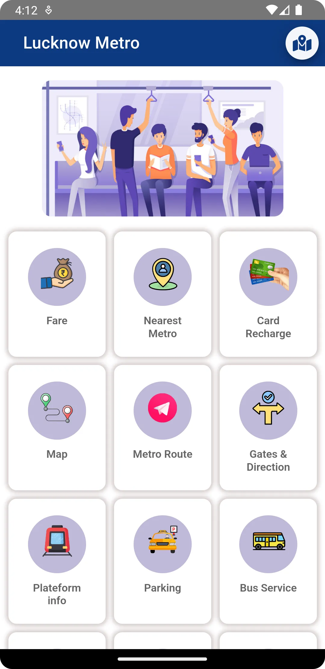 Lucknow Metro App Route Map | Indus Appstore | Screenshot
